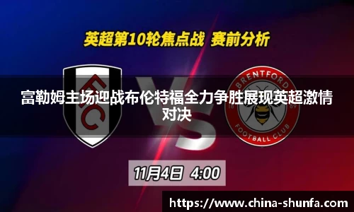 富勒姆主场迎战布伦特福全力争胜展现英超激情对决