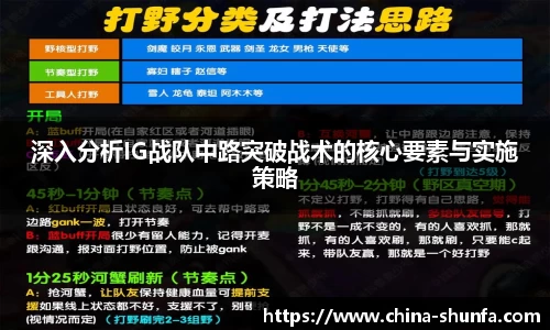 深入分析IG战队中路突破战术的核心要素与实施策略
