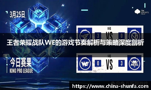 王者荣耀战队WE的游戏节奏解析与策略深度剖析